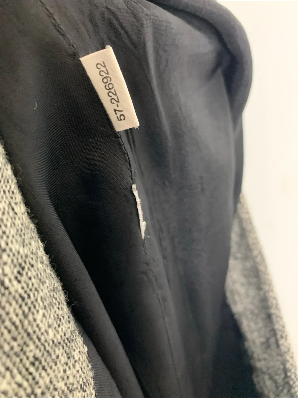 LOFT Gray Tweed A-Line Skirt